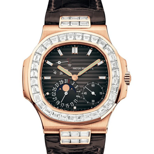 Patek Philippe 5724R-001 Nautilus 40mm Gray Dial Rose Gold