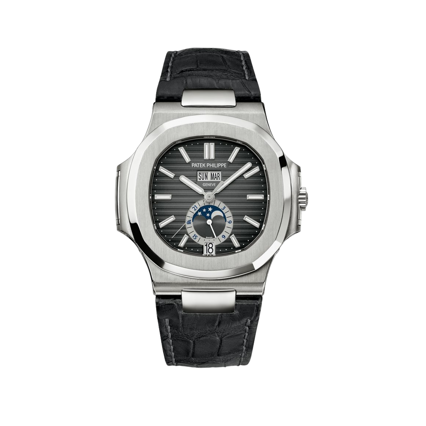 Patek Philippe Nautilus Annual Calendar Moon Phases 5726A-001