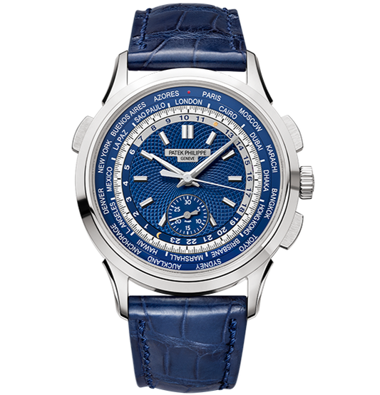 Patek Philippe 5930G-001 Complications 39.5mm Blue Opaline Dial White Gold