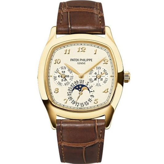 Patek Philippe 5940J-001 Grand Complications 37mm x 44.6mm Ivory Dial Yellow Gold