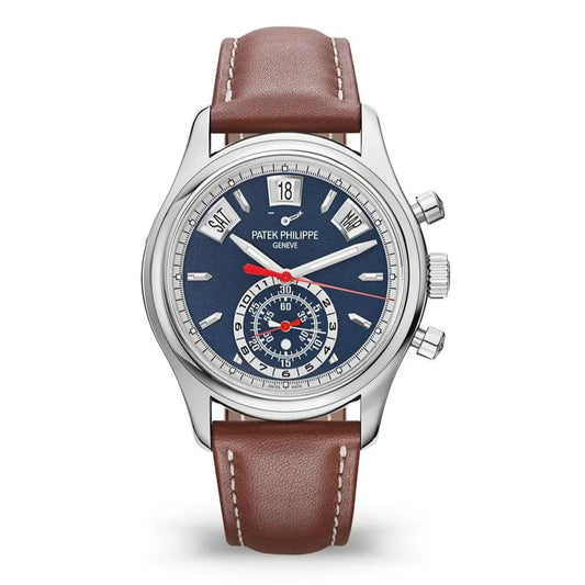 Patek Philippe Annual Calendar Complications 40.5mm Blue Opaline Dial Stainless Steel 5960/01G-001