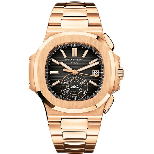 Patek Philippe 5980/1R-001 Nautilus 40.5mm Black Gradient Dial Rose Gold