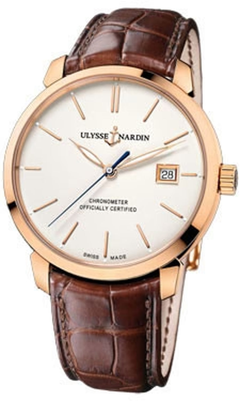 '- Classico Automatic - Rose Gold - Leather Strap