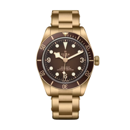 Tudor Black Bay 58 Bronze 39 mm Chocolate Brown Dial Satin-Brushed Bronze Bracelet M79012M-0001