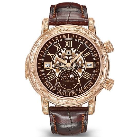 Patek Philippe Grand Complications Manual Winding 44mm 6002R Brown Dial