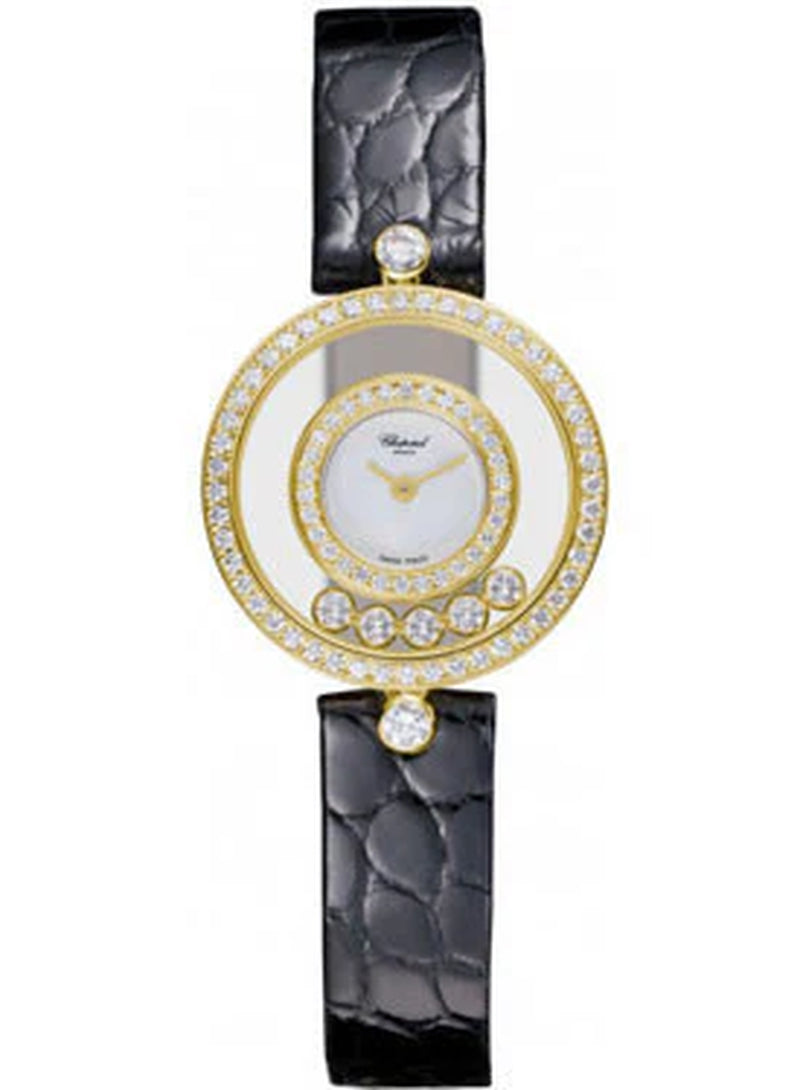 '- Happy Diamonds - Small - Leather Strap
