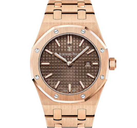 Audemars Piguet Royal Oak 33mm Chocolate Brown Dial Rose Gold 67650OR.OO.1261OR.01