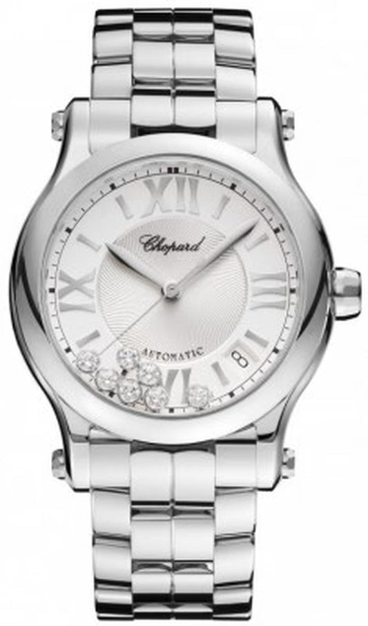 '- Happy Sport Automatic - round Medium 36Mm - Stainless Steel