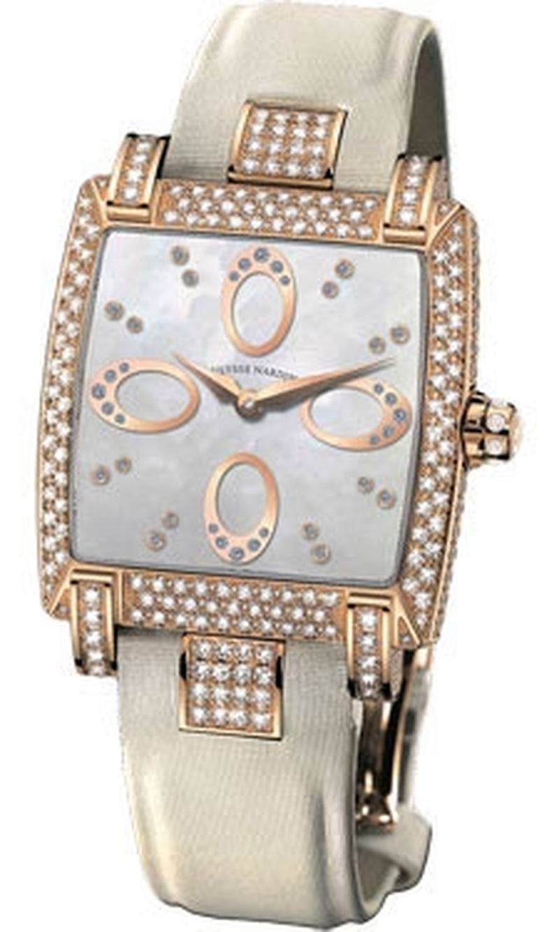 '- Caprice - Rose Gold - Diamonds - Leather Strap