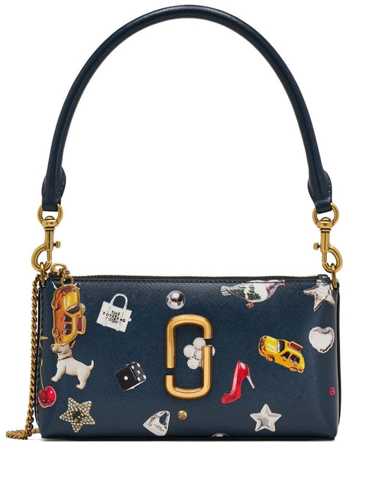 "THE POCHETTE" TRINKET PRINTED SNAPSHOT SLG SHOULDER BAG