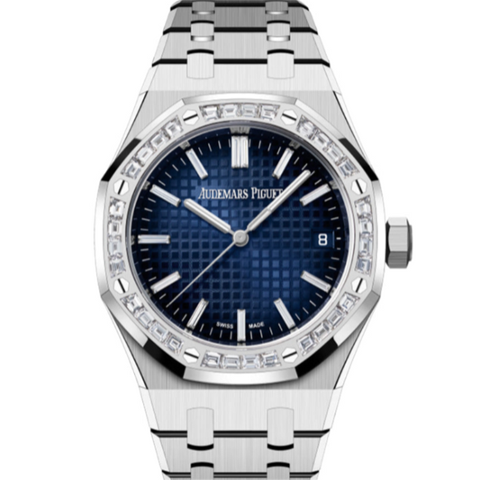 Audemars Piguet Royal Oak 34mm Diamond Blue Ombre Dial White Gold 77451BC.ZZ.1261BC.01