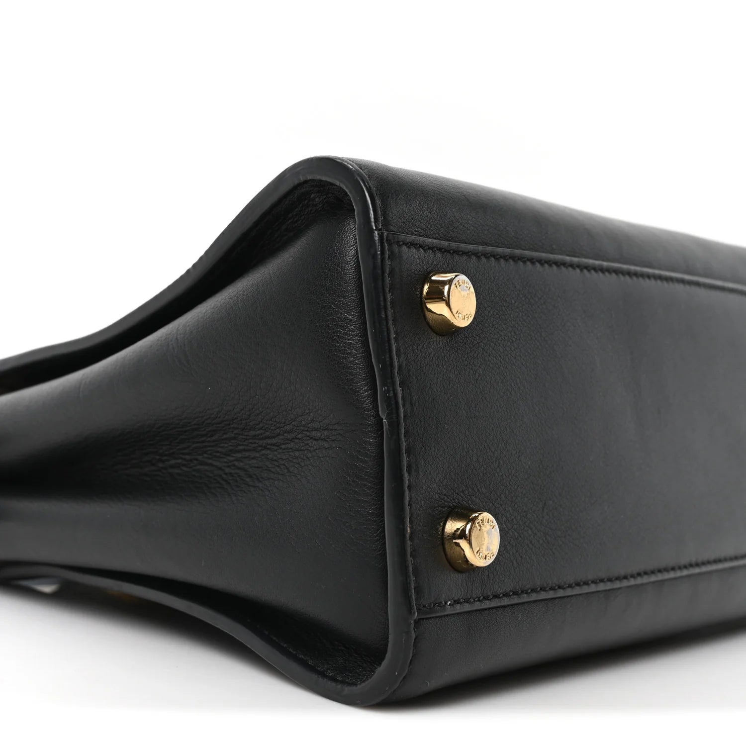 Vitello Tahiti Burro Medium Peekaboo Iconic Essentially Satchel Black Corda