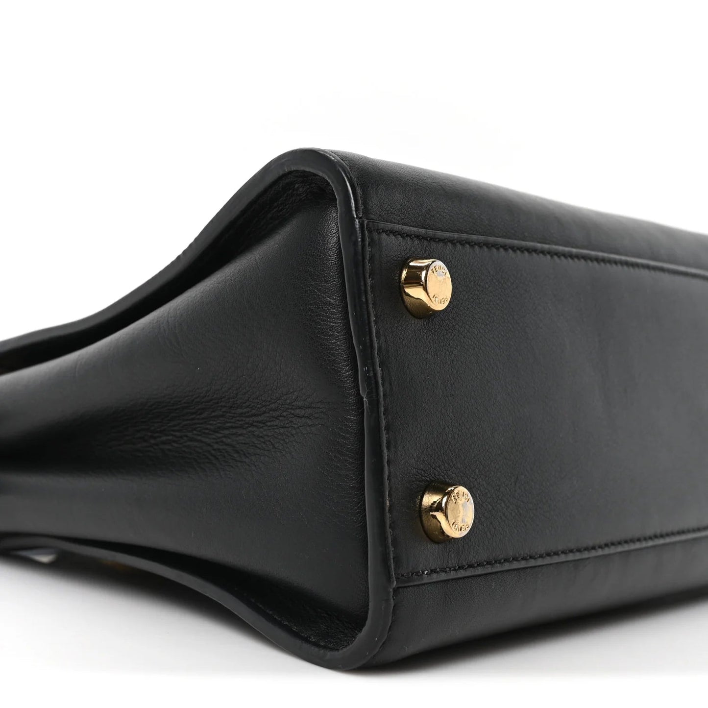 Vitello Tahiti Burro Medium Peekaboo Iconic Essentially Satchel Black Corda