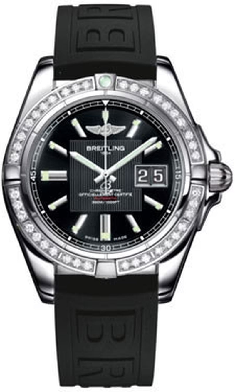 '- Galactic 41 Stainless Steel - Diamond Bezel - Diver Pro III Strap