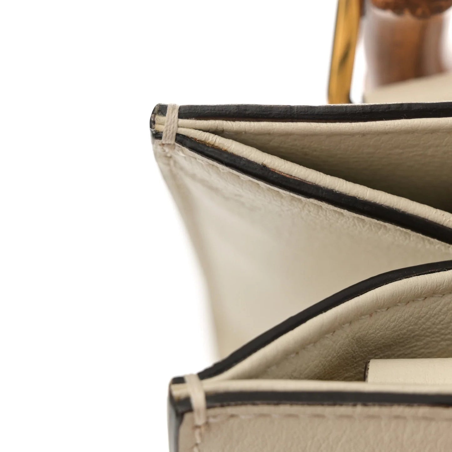 Wonka Grain Calfskin Mini Diana Tote Bag Mystic White