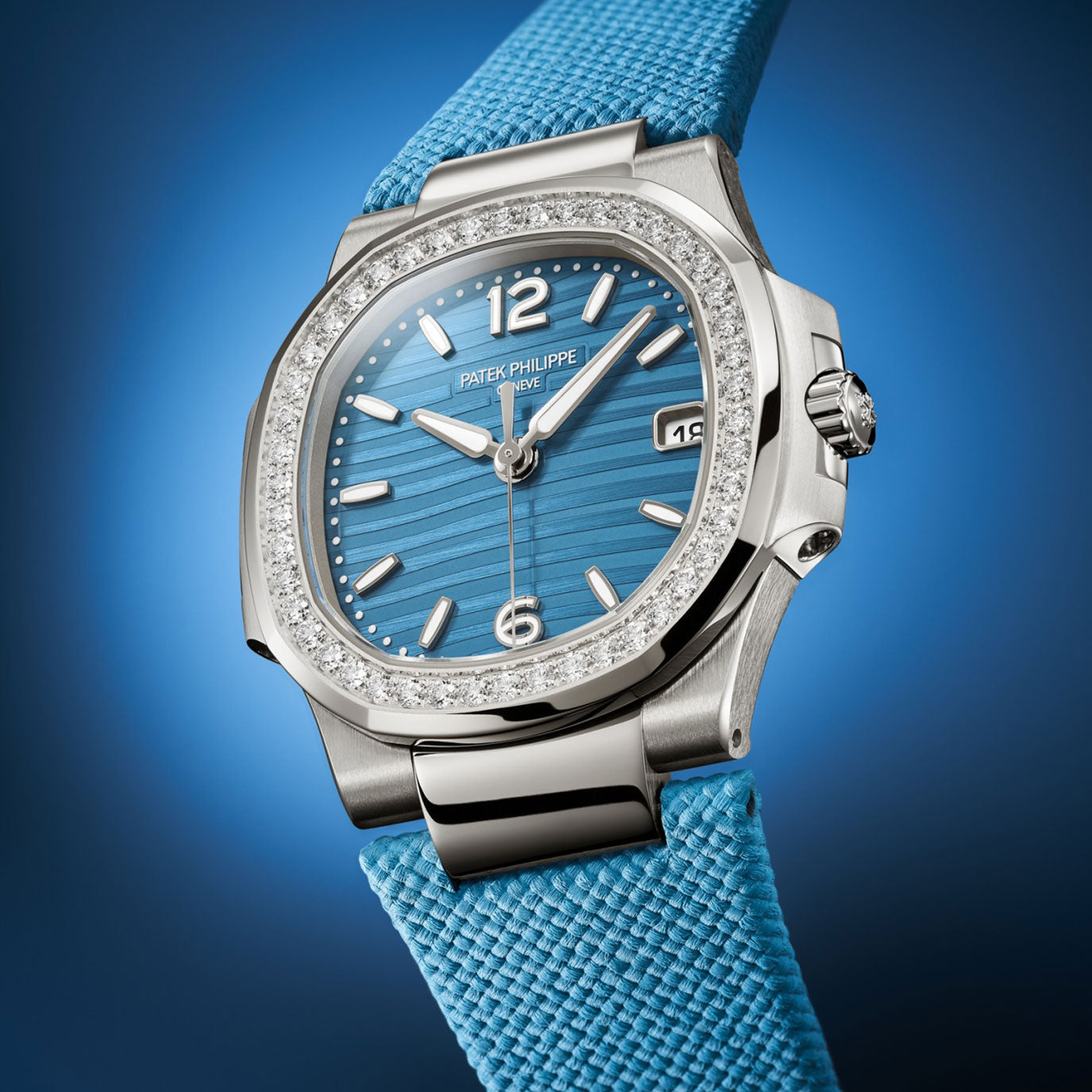 Unworn Patek Philippe Nautilus, 7010G-013, box and papers