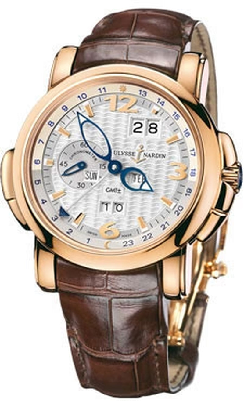'- GMT Perpetual 42 Mm - Rose Gold - Leather Strap