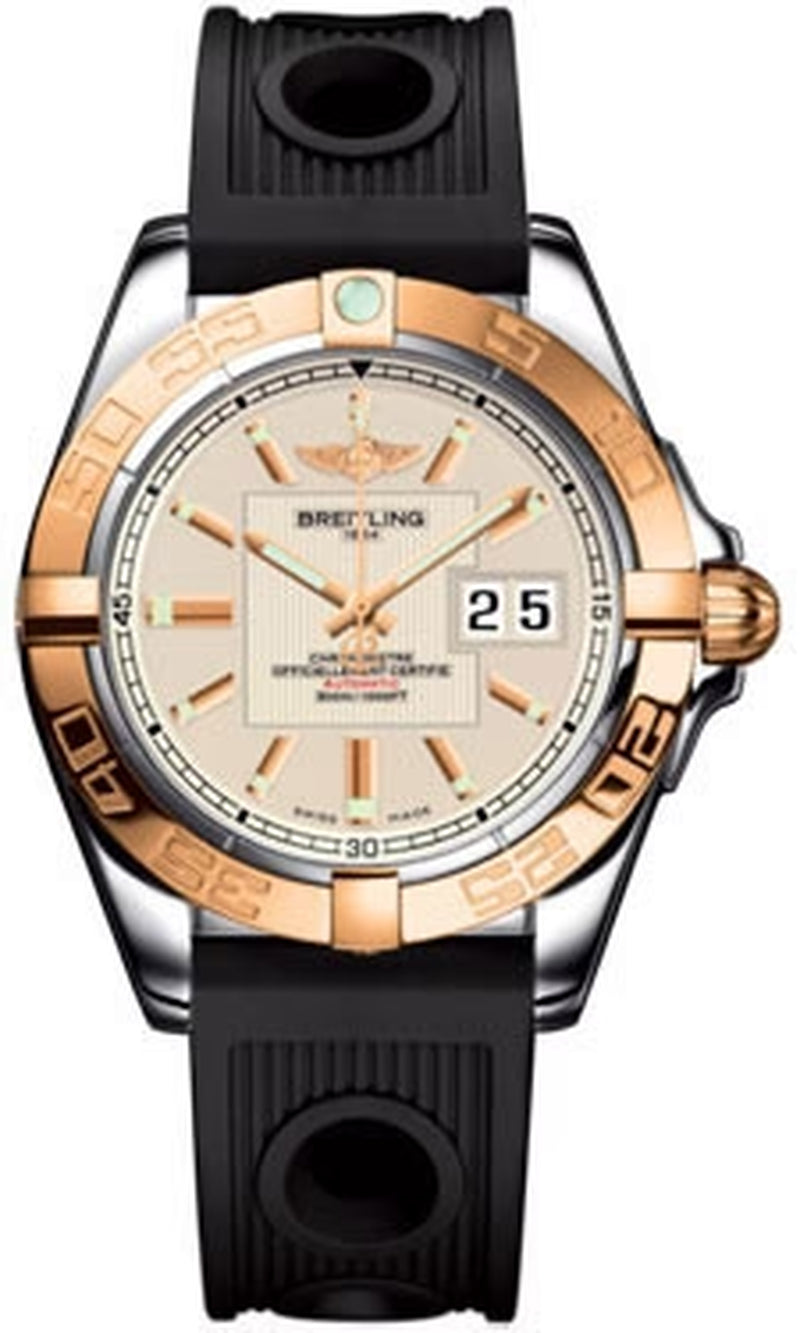 '- Galactic 41 Steel-Rose Gold - Ocean Racer Strap