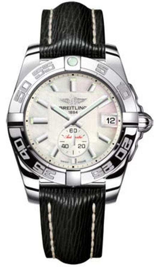 '- Galactic 36 Automantic Stainless Steel - Polished Bezel - Sahara Strap