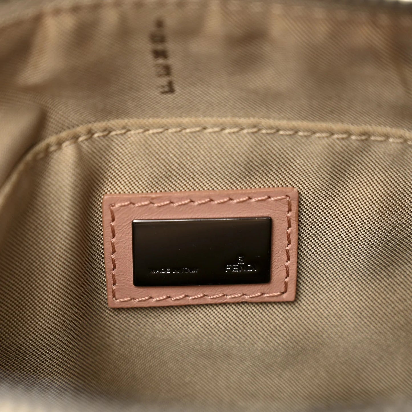 Zucchino Vitello Pochette Beige Bruciato Bois De Rose