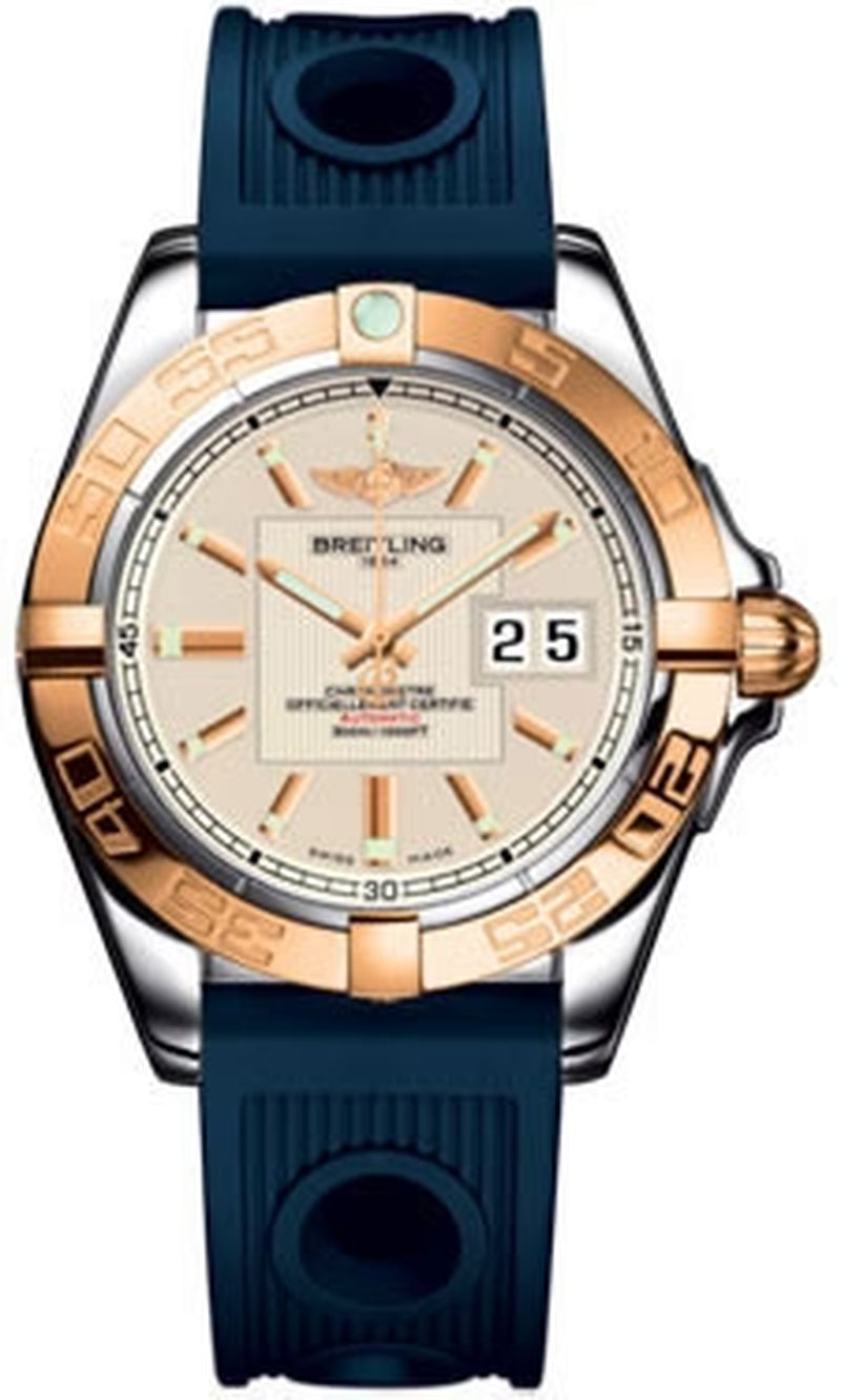 '- Galactic 41 Steel-Rose Gold - Ocean Racer Strap