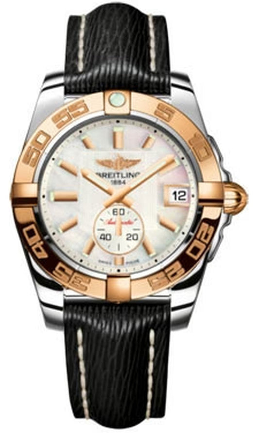 '- Galactic 36 Automantic Steel-Rose Gold - Sahara Strap
