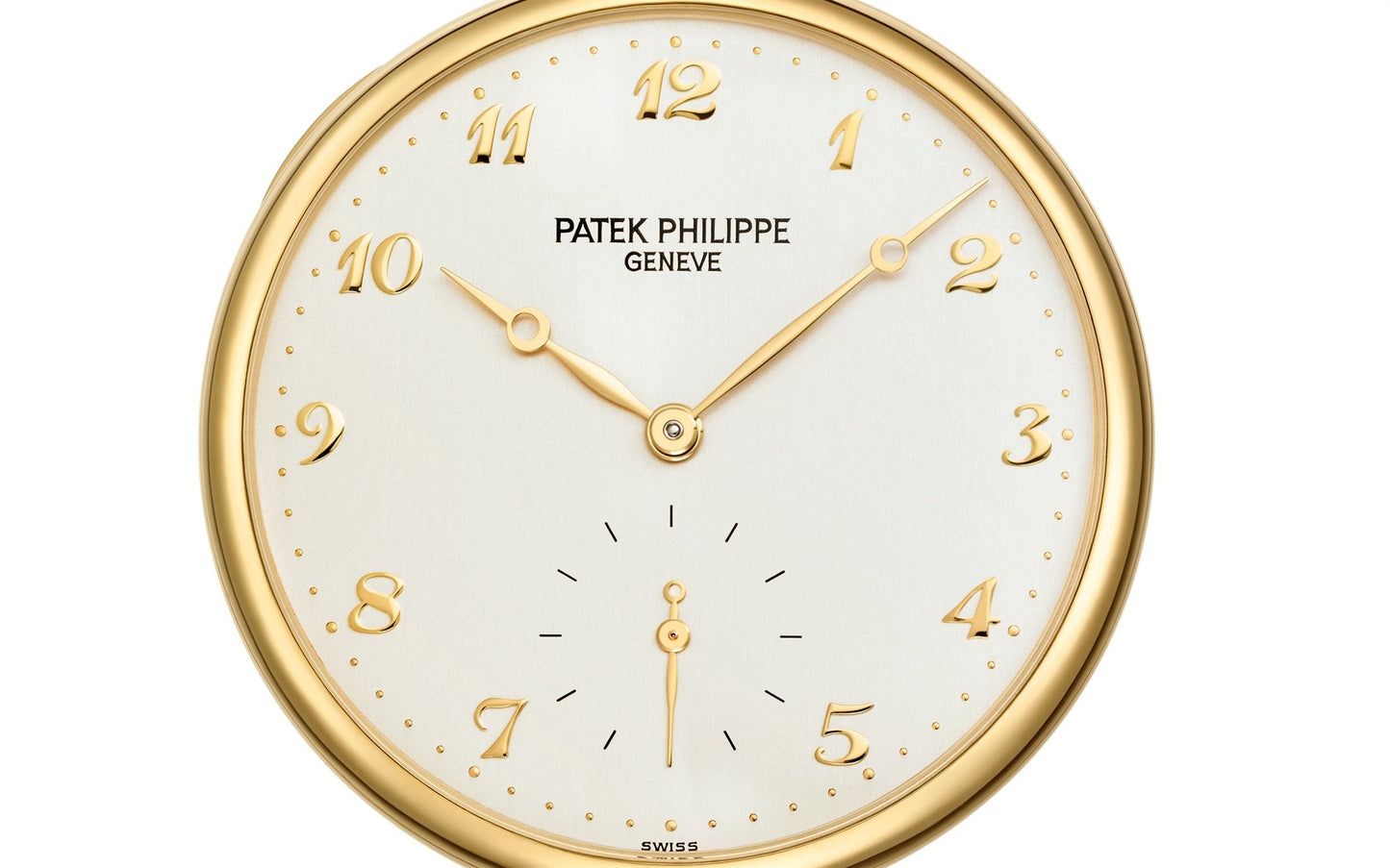 Patek Philippe Open-Face Pocket Watch, 18k Yellow Gold, 44mm, Ref# 973J-001