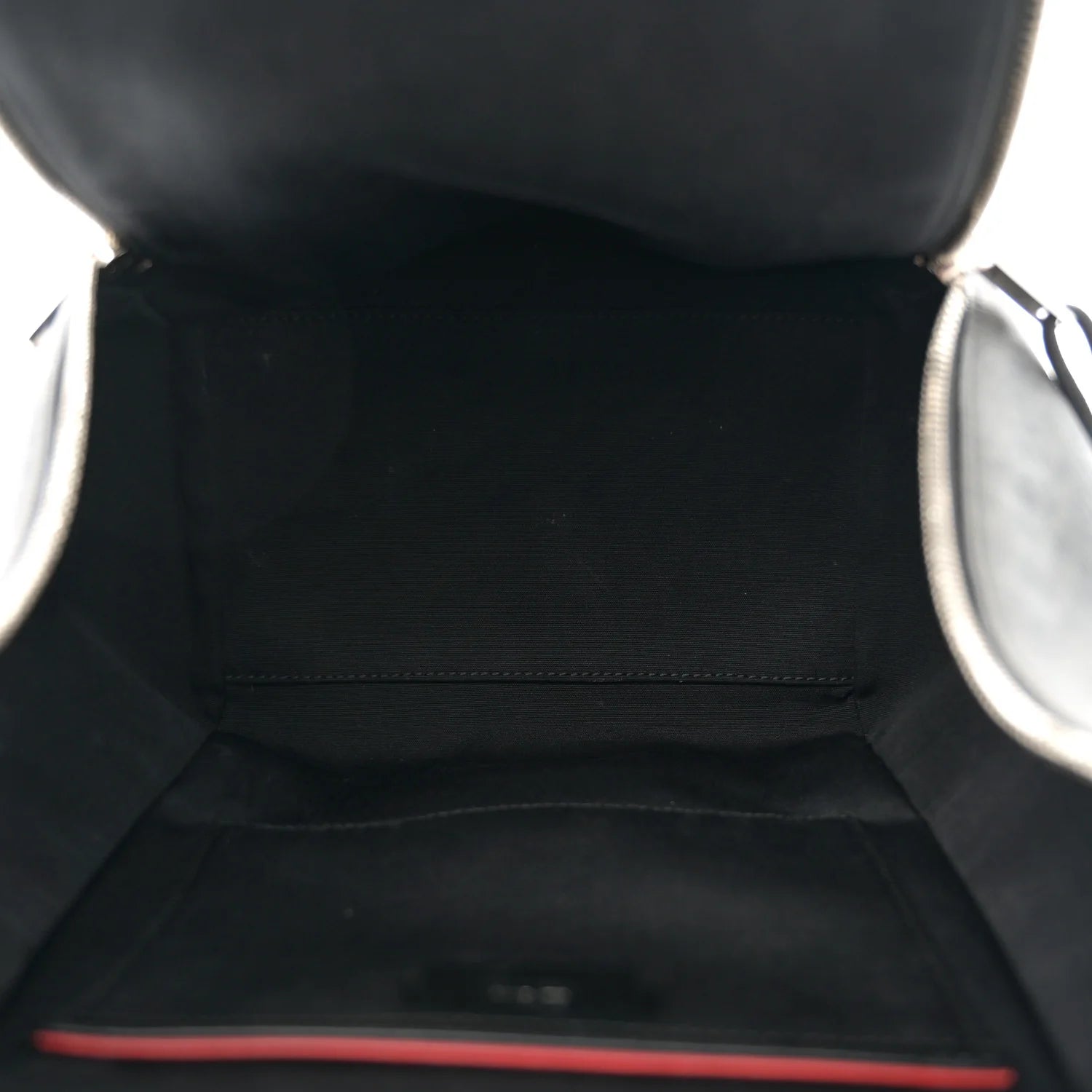 X Toru Kamei Coated Canvas Floral Skull Sling Backpack Grey Multicolor