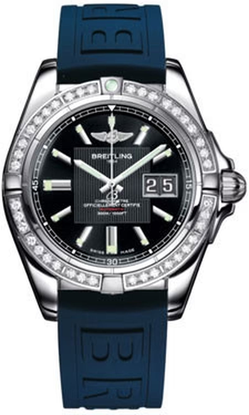 '- Galactic 41 Stainless Steel - Diamond Bezel - Diver Pro III Strap