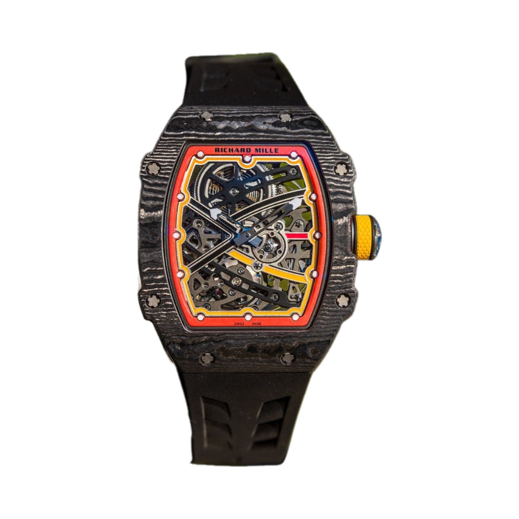 Richard Mille RM67-02 Alexander Zverev 38.7 mm x 47.52 mm Transparent Dial Carbon Fabric Strap