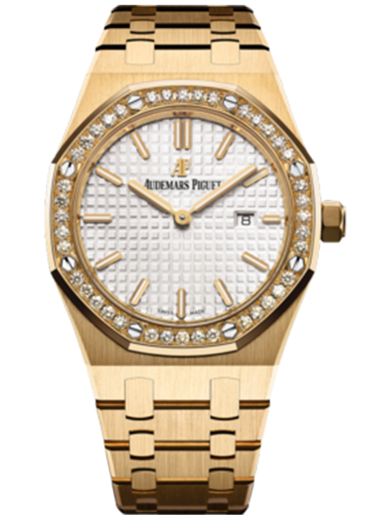 Audemars Piguet 18k Yellow Gold and Diamonds Audemars Piguet Royal Oak 67651BA.ZZ.1261BA.01