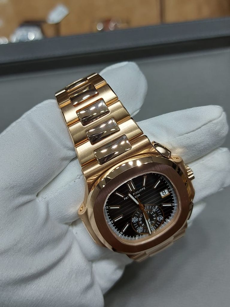 Patek Philippe Nautilus 5980/1R-001 | Rose Gold Chronograph Watch