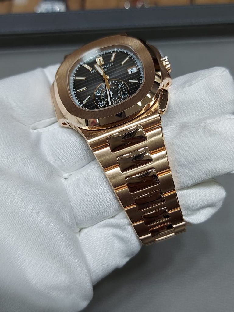 Patek Philippe Nautilus 5980/1R-001 | Rose Gold Chronograph Watch