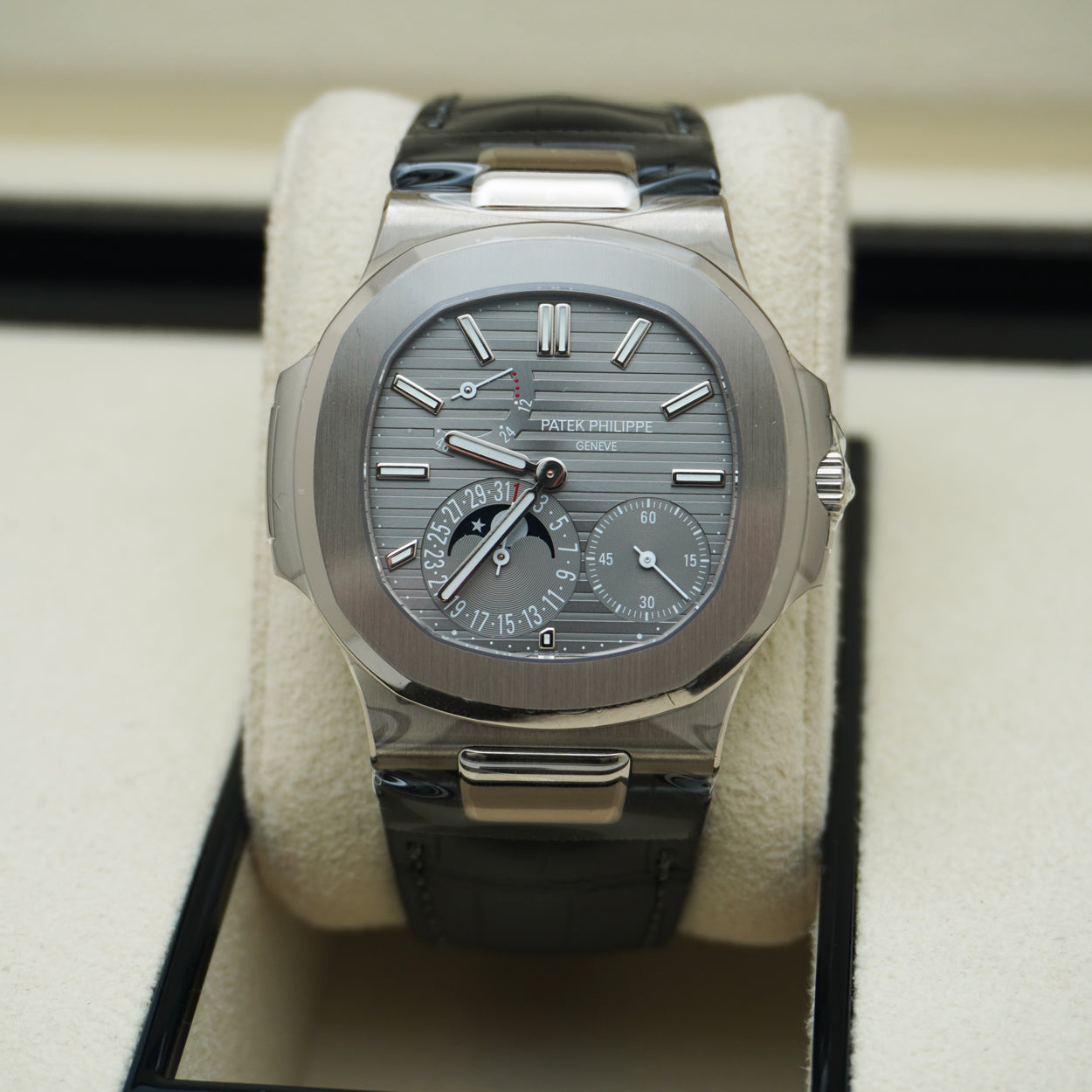 Patek Philippe Nautilus Moon Phases 40mm 5712G Slate Grey Dial