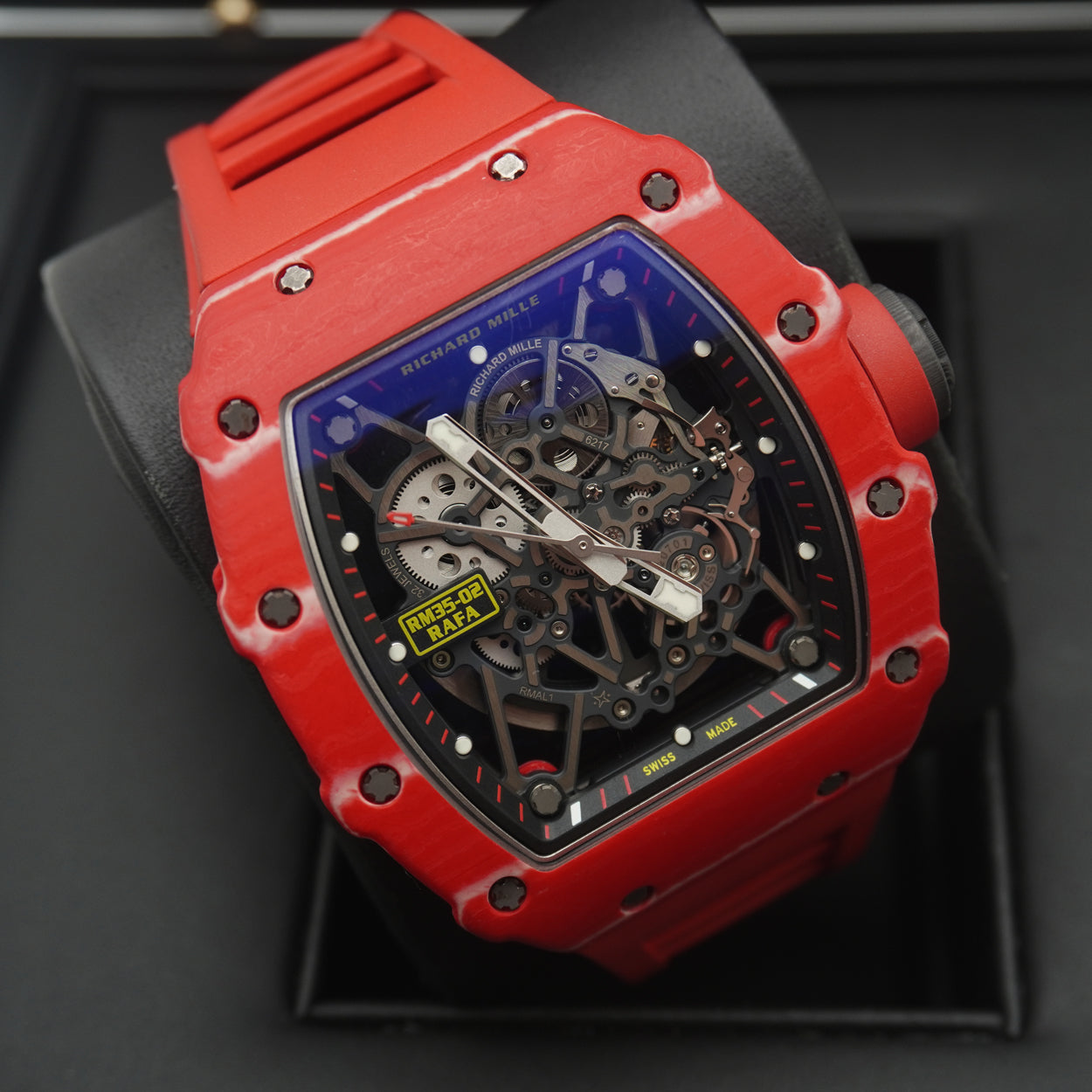 Richard Mille RM35-02 Automatic Winding Rafael Nadal Open-Work Dial 50mm Openworked Dial