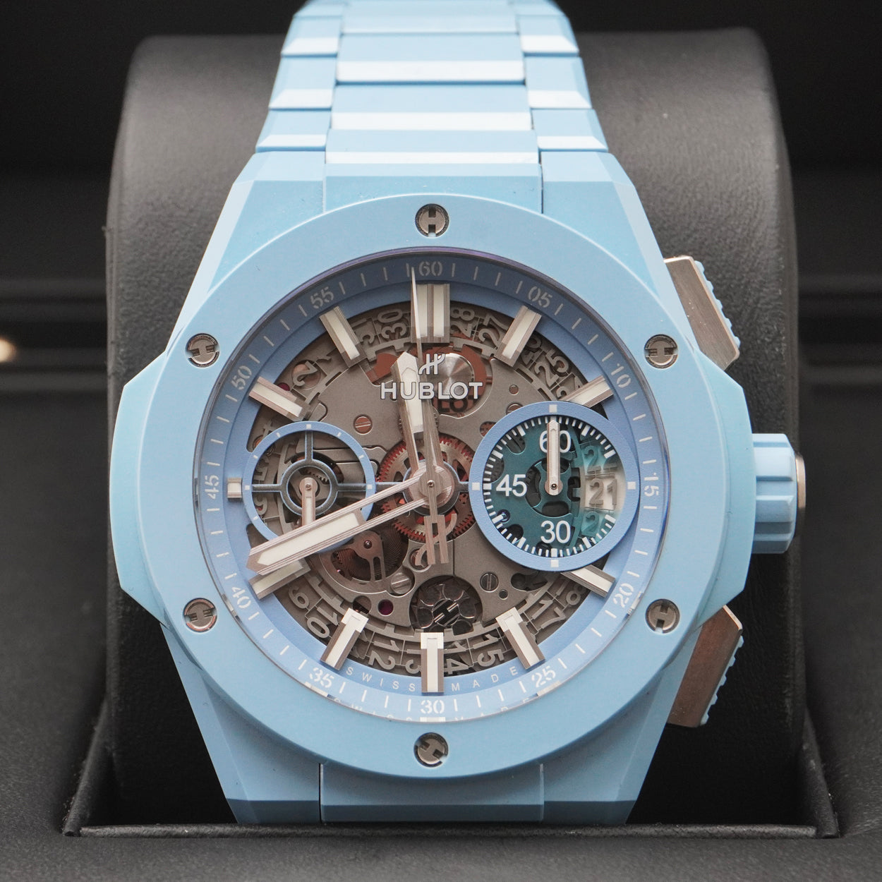 Hublot Big Bang Integral Sky Blue Limited Edition Full set 42mm 451.EX.5120.EX