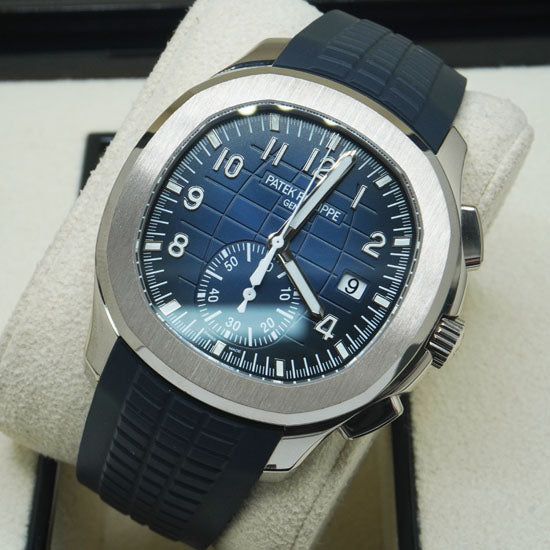 Patek Philippe Aquanaut Chronograph 42mm 5968G-001 Blue Dial