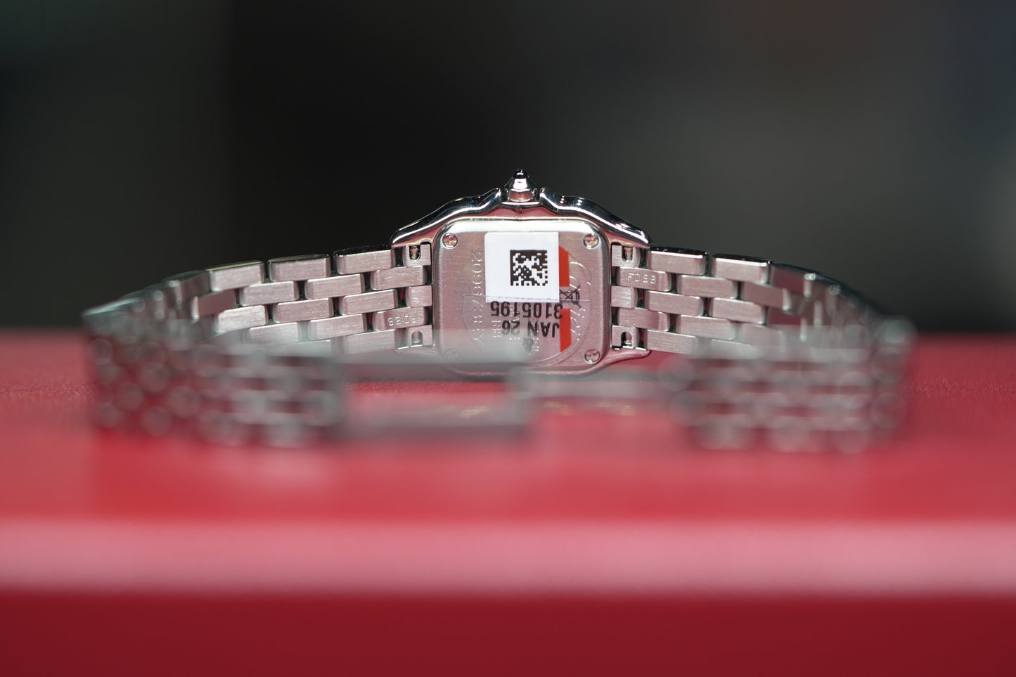 Cartier Panthère Mini 25 mm x 19 mm Silver Dial Steel Bracelet WSPN0012