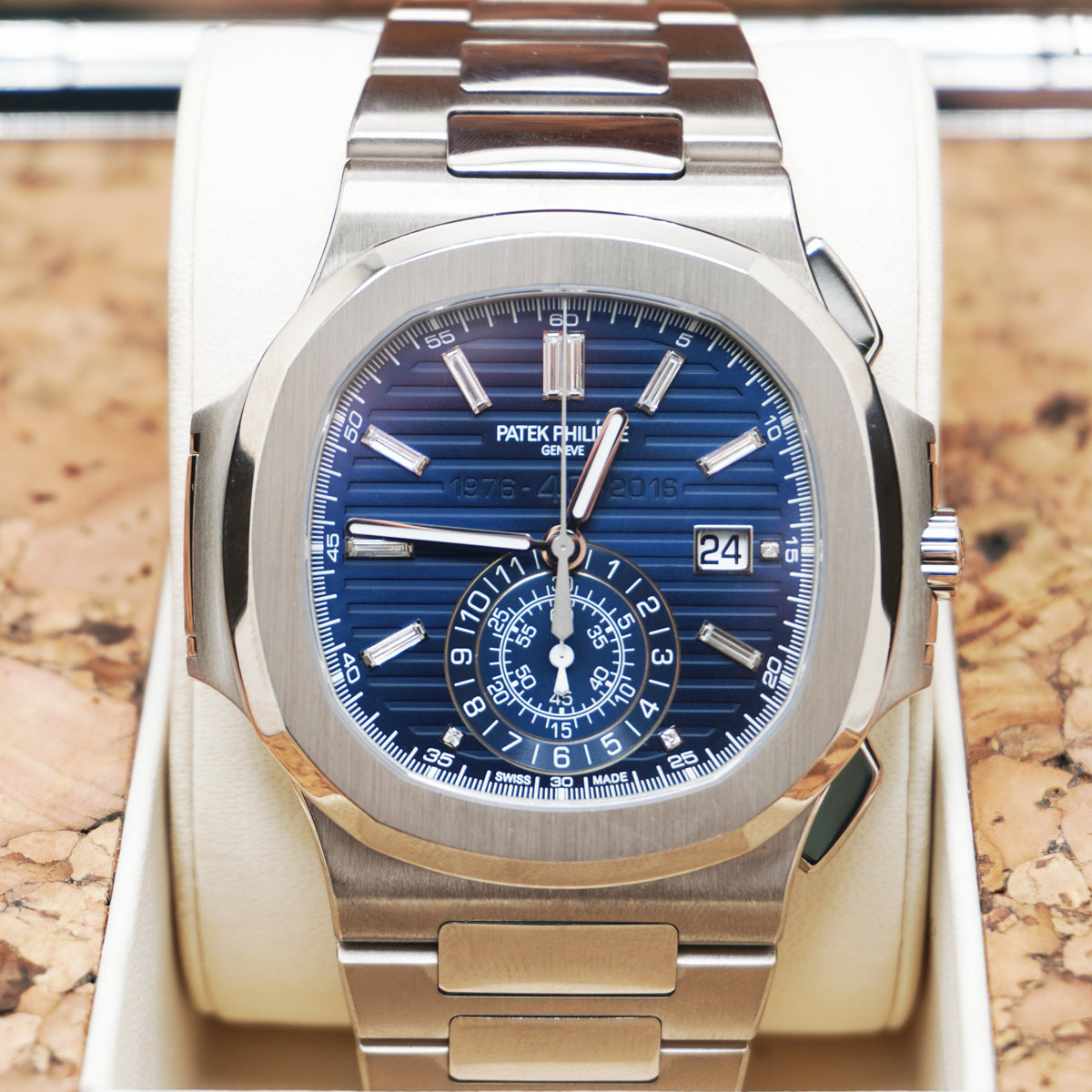 Patek Philippe 40th Anniversary Edition Nautilus Grand Complications 44mm 5976/1G Blue Dial
