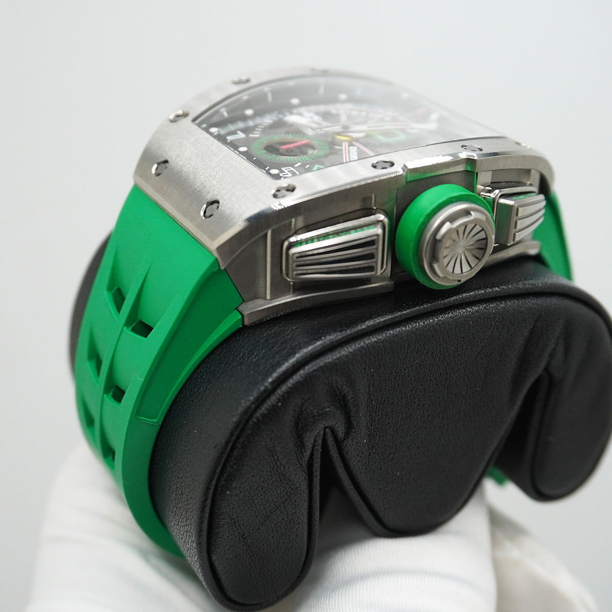 Richard Mille Chronograph RM11-01 Titanium "Roberto Mancini" 50mm Openworked Dial