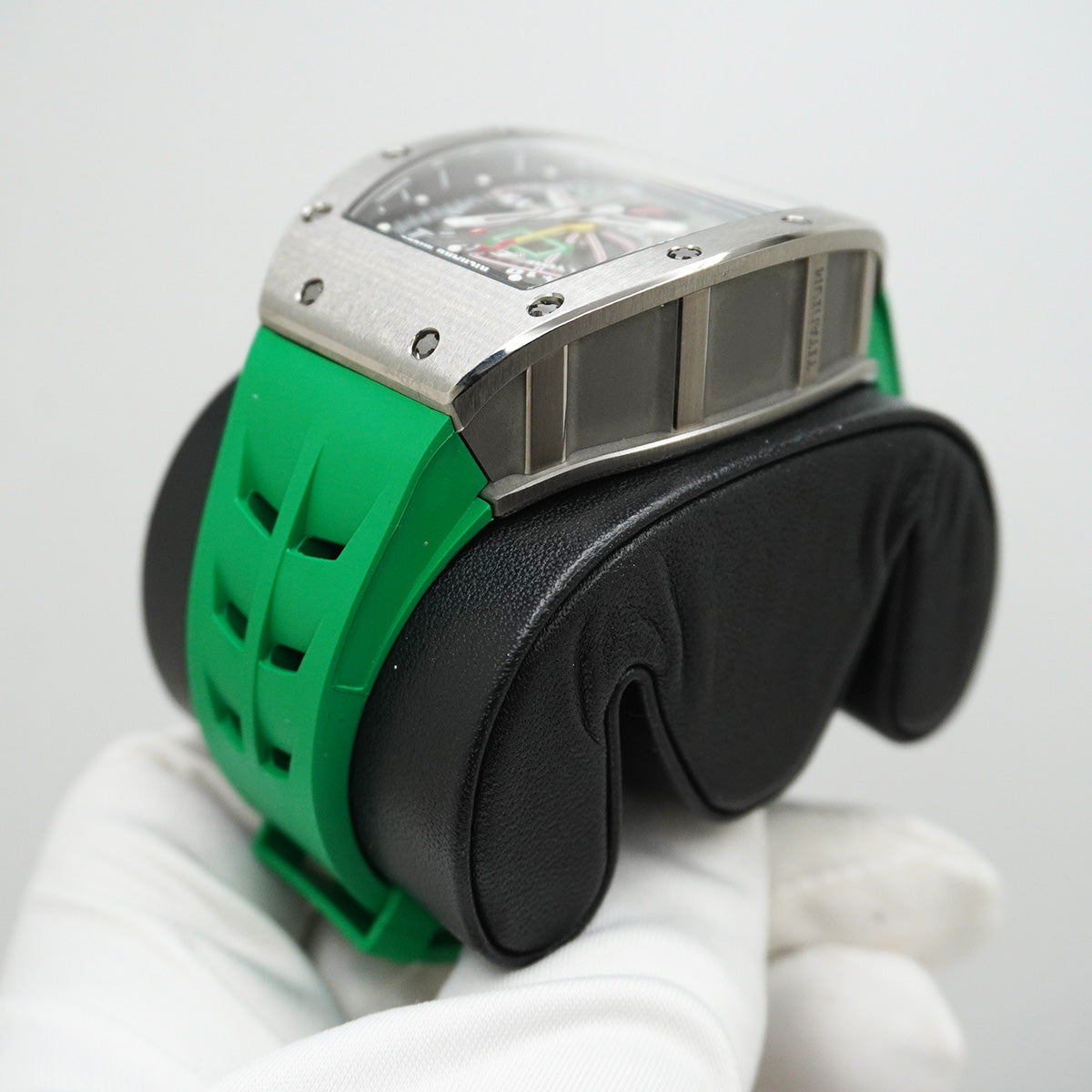 Richard Mille Chronograph RM11-01 Titanium "Roberto Mancini" 50mm Openworked Dial