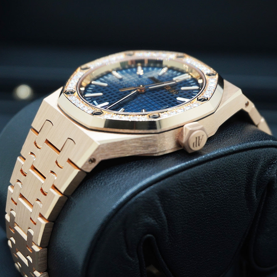 Audemars Piguet Royal Oak 37mm 15551OR.ZZ.1356OR.05 Blue Dial