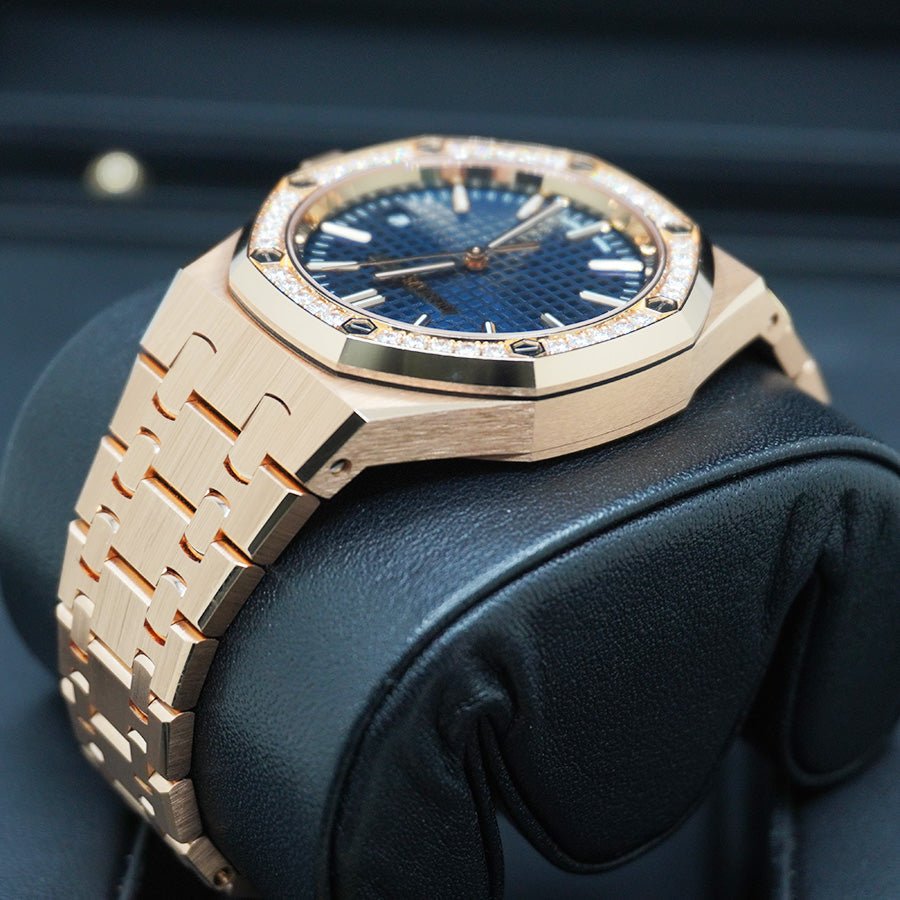 Audemars Piguet Royal Oak 37mm 15551OR.ZZ.1356OR.05 Blue Dial
