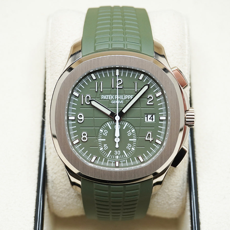 Patek Philippe Aquanaut Chronograph 42mm 5968G-010 Green Dial