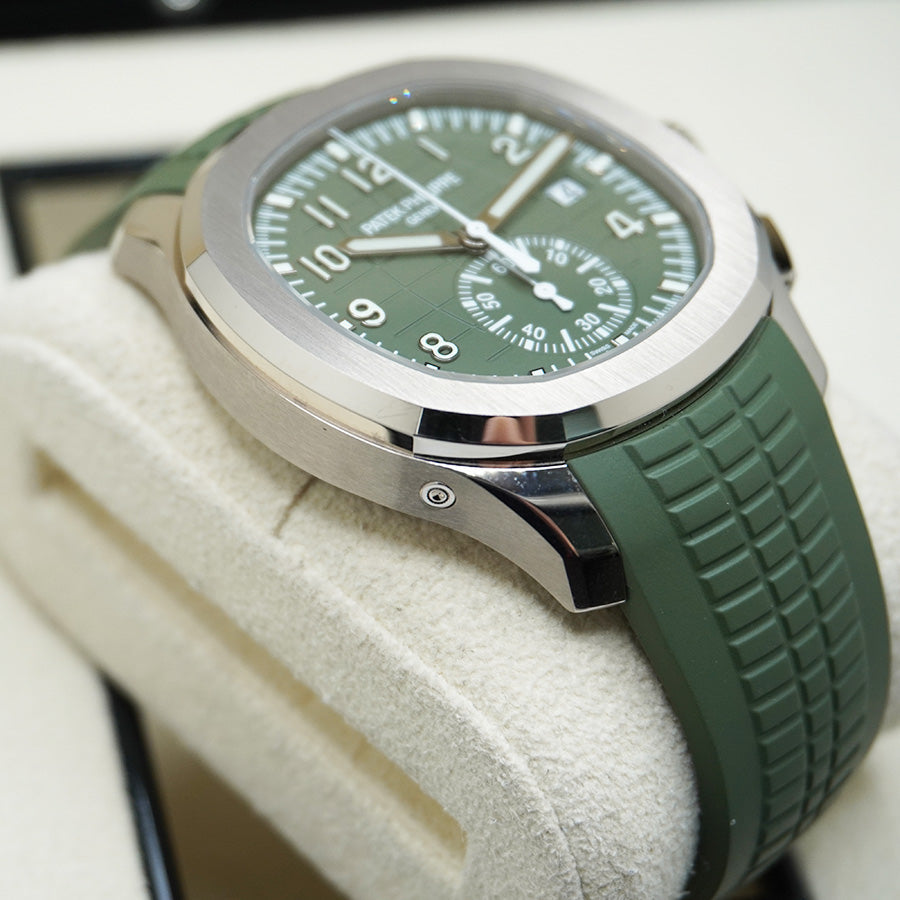 Patek Philippe Aquanaut Chronograph 42mm 5968G-010 Green Dial