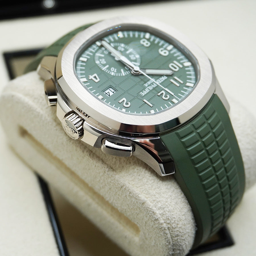Patek Philippe Aquanaut Chronograph 42mm 5968G-010 Green Dial