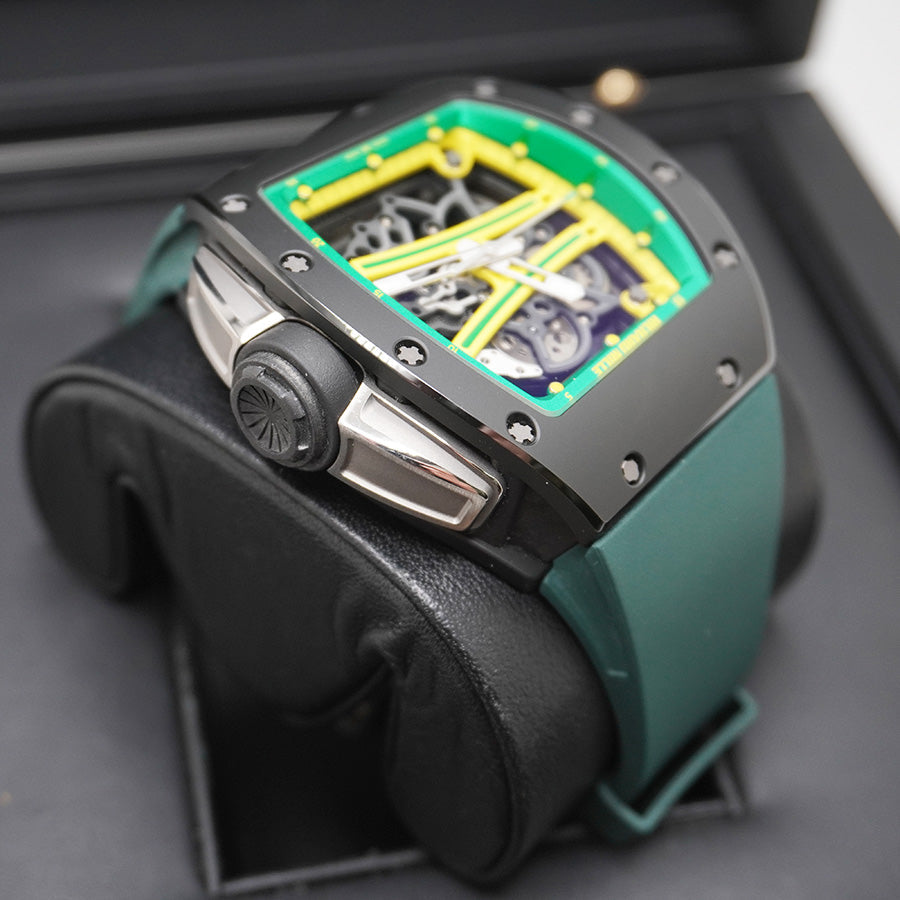 Richard Mille RM61-01 Limited Edition Yohan Blake Ceramic 50mm Openworked Dial Pre-Owned