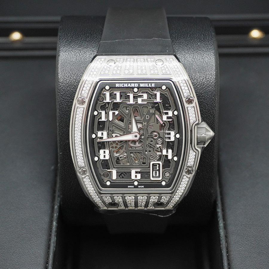 Richard Mille RM67-01 Medium Set Factory Diamonds 40mm Openworked Dial