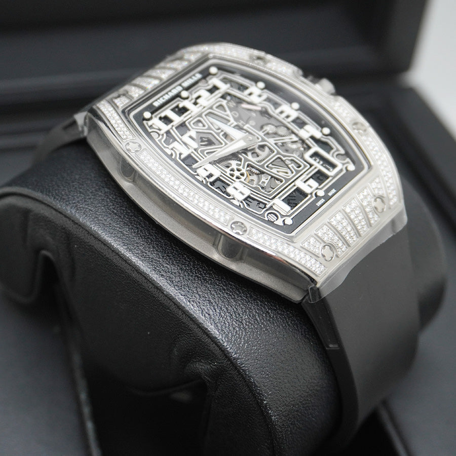 Richard Mille RM67-01 Medium Set Factory Diamonds 40mm Openworked Dial