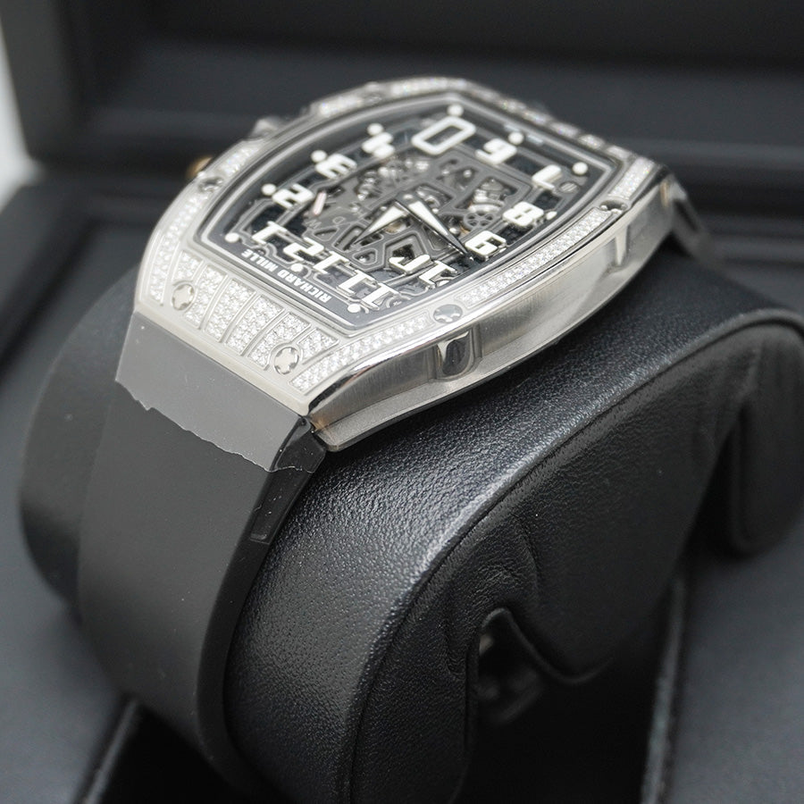 Richard Mille RM67-01 Medium Set Factory Diamonds 40mm Openworked Dial